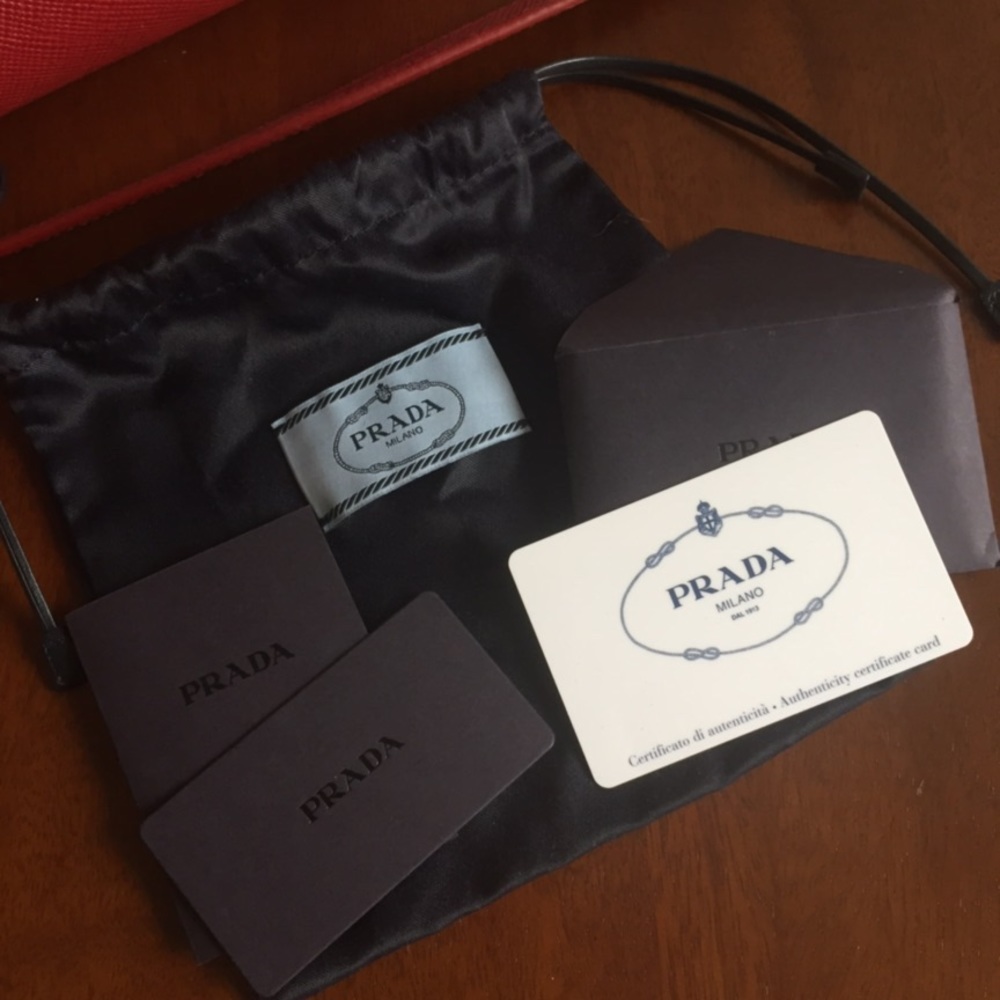 Prada Saffiano Cuir Large Double Bag - Picture 5 of 5